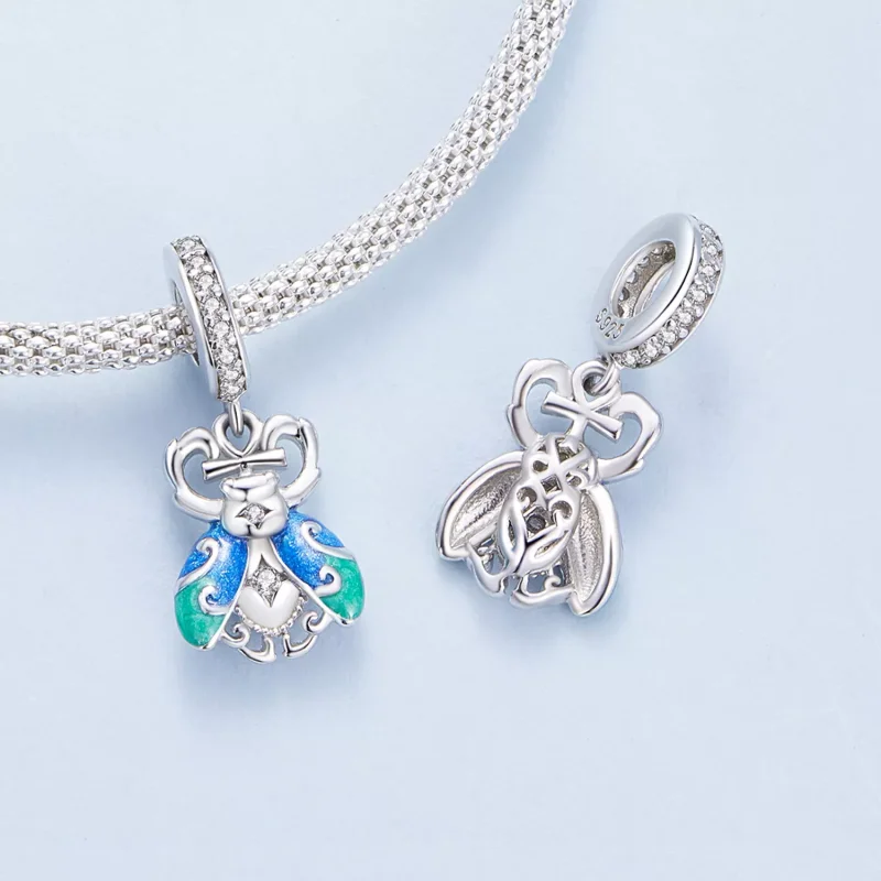 (resim) Pandora Stil Scarab Asılı - BSC881 - Görüntüle 4