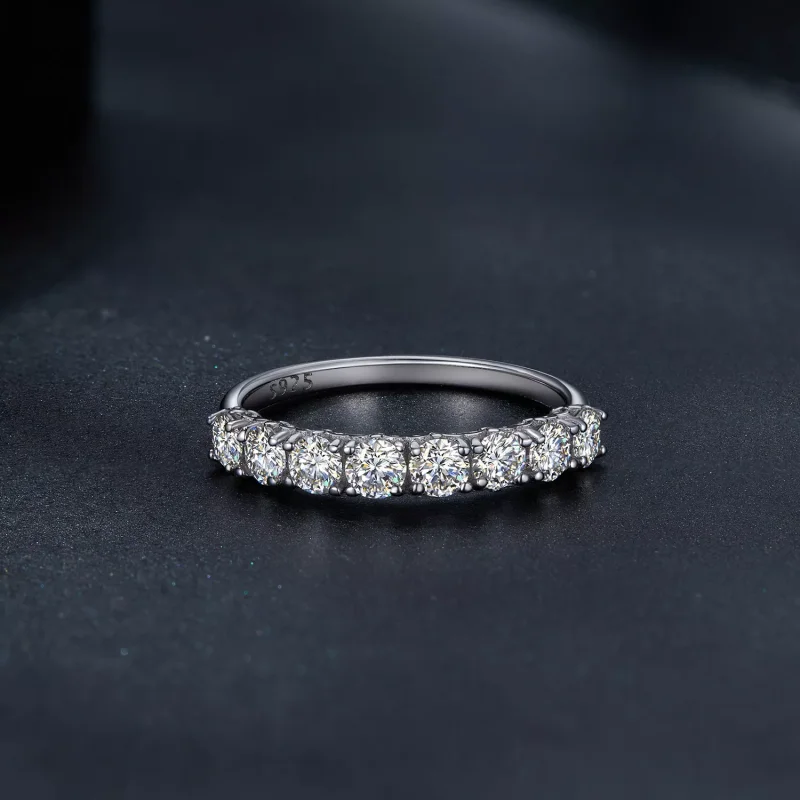 (resim) Pandora Stili Desenli Moissanite Yüzük (Bir Sertifika) - MSR015 - Görüntüle 4