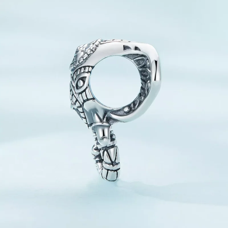 (resim) Pandora Stili Ganesha Şanslı Küçük Değerli Taş Takısı - SCC2477 - Görüntüle 3