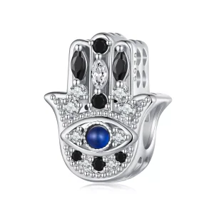 (resim) Pandora Stili Hamsa El Büyüsü Charm - SCC2522