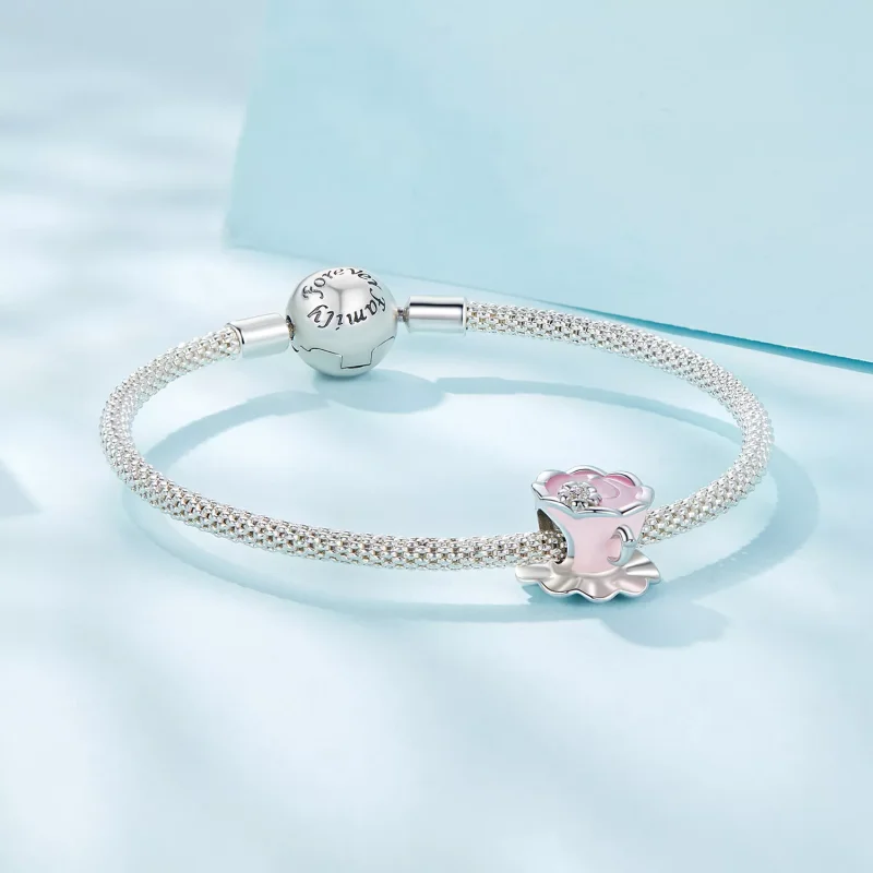 (resim) Pandora Stili Çiçekli Çay Bardağı Şansı - SCC2563 - Görüntüle 5