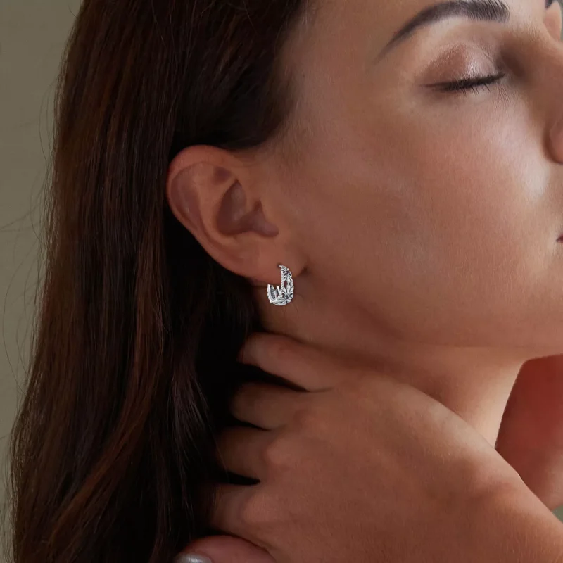 (resim) Pandora Stili Iris Vintage Halka Küpe - SCE1649 - Görüntüle 6