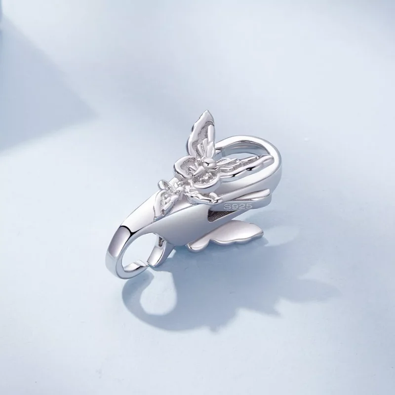 (resim) Pandora Stili Kelebek Çift Lobster Clasp - BSP022 - Görüntüle 3