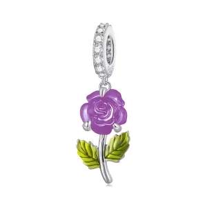 (resim) Pandora Stili Kristal Gül Sallantı - BSC824-VT