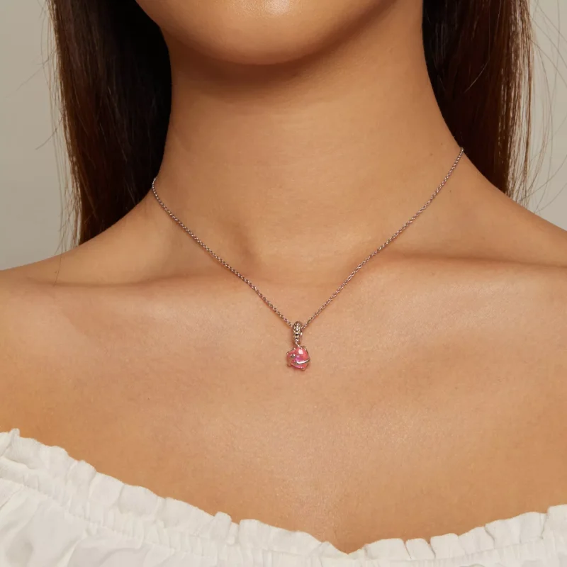 (resim) Pandora Stili Kucaklayan Taşlı Küpe - SCC2540 - Görüntüle 5