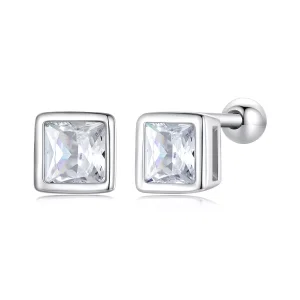 (resim) Pandora Stili Mini Prenses Zirkonya Küpe - BSE885-S