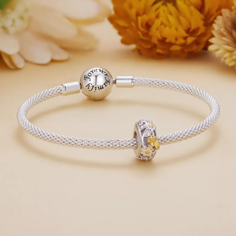 (resim) Pandora Stili Papatya Arı Silikon Spacer - BSC819 - Görüntüle 5