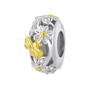 (resim) Pandora Stili Papatya Arı Silikon Spacer - BSC819