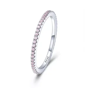 (resim) Pandora stili Pembe Elmas Yüzük - SCR066-J