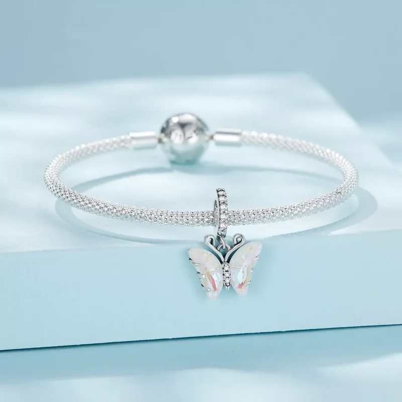(resim) Pandora Stili Renkli Aurora Kelebek Dangle - SCC2305-CF - Görüntüle 3