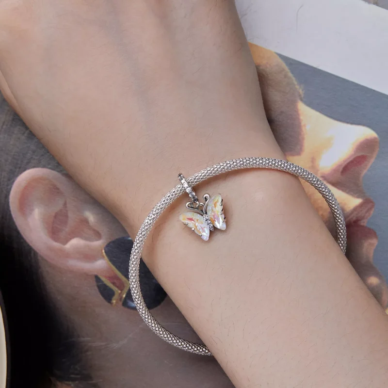 (resim) Pandora Stili Renkli Aurora Kelebek Dangle - SCC2305-CF - Görüntüle 6