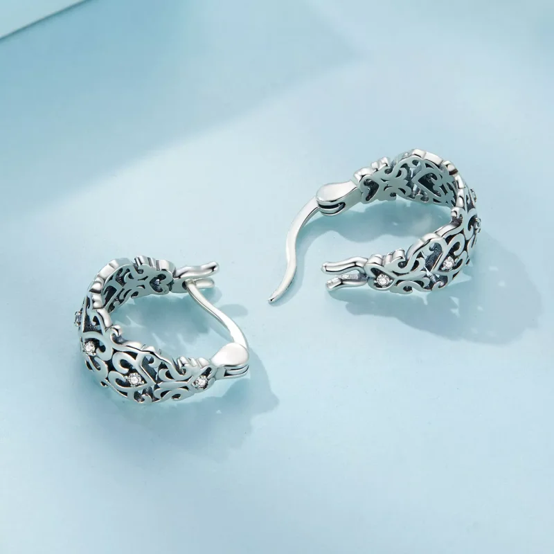 (resim) Pandora Stili Retro Desenli Küpe - SCE1650 - Görüntüle 4