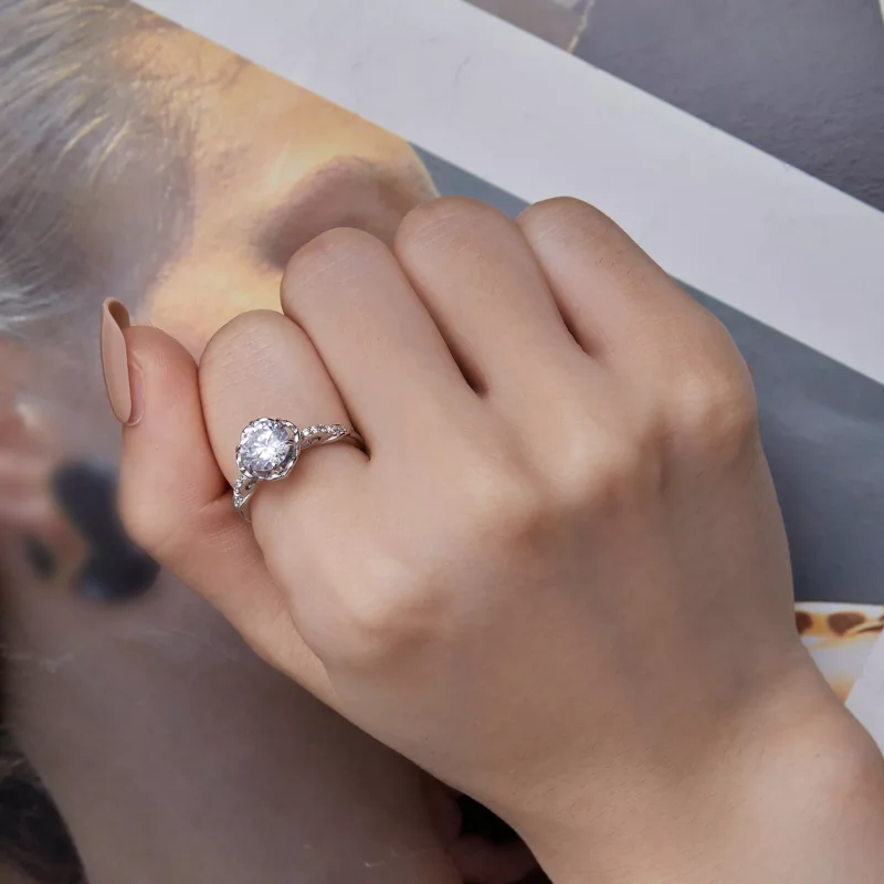 (resim) Pandora Stili Romantik Gül Yüzük - BSR387 - Görüntüle 7