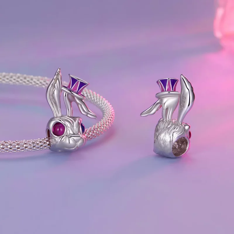 (resim) Pandora Stili Sihirli Tavşan Kolye - SCC2530 - Görüntüle 4