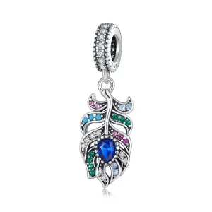 (resim) Pandora Stili Tavuskuşu Tüyü Sallantı - SCC2590