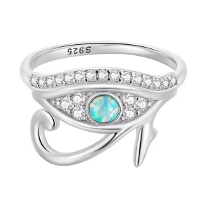 (resim) Pandora Stili Zirkon Horus Gözü Yüzük - BSR403
