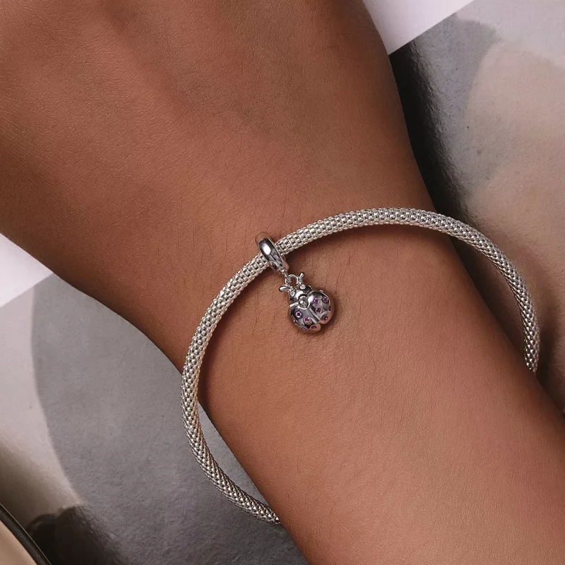 (resim) Pandora tarzı Şanslı Uğur böceği Dangle - SCC2613 - Görüntüle 6