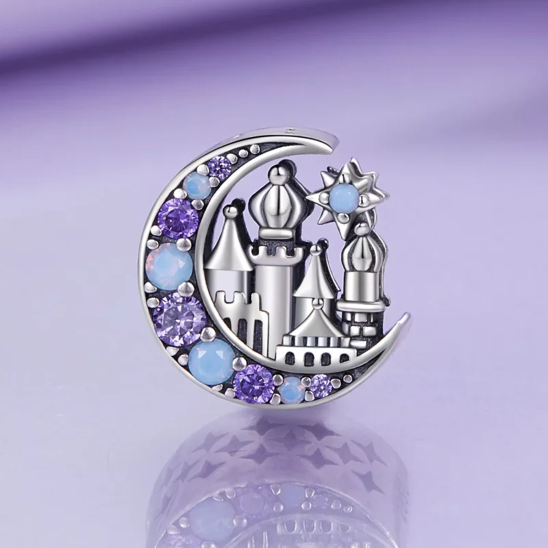 (resim) Pandora Tarzı Ay Işığında Kale Charm - BSC892 - Görüntüle 2
