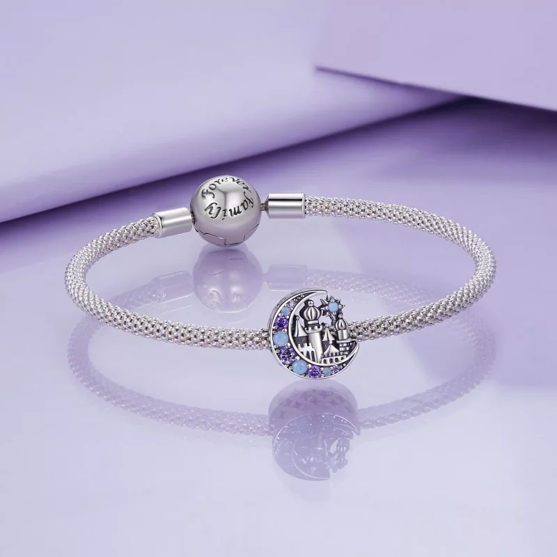 (resim) Pandora Tarzı Ay Işığında Kale Charm - BSC892 - Görüntüle 5