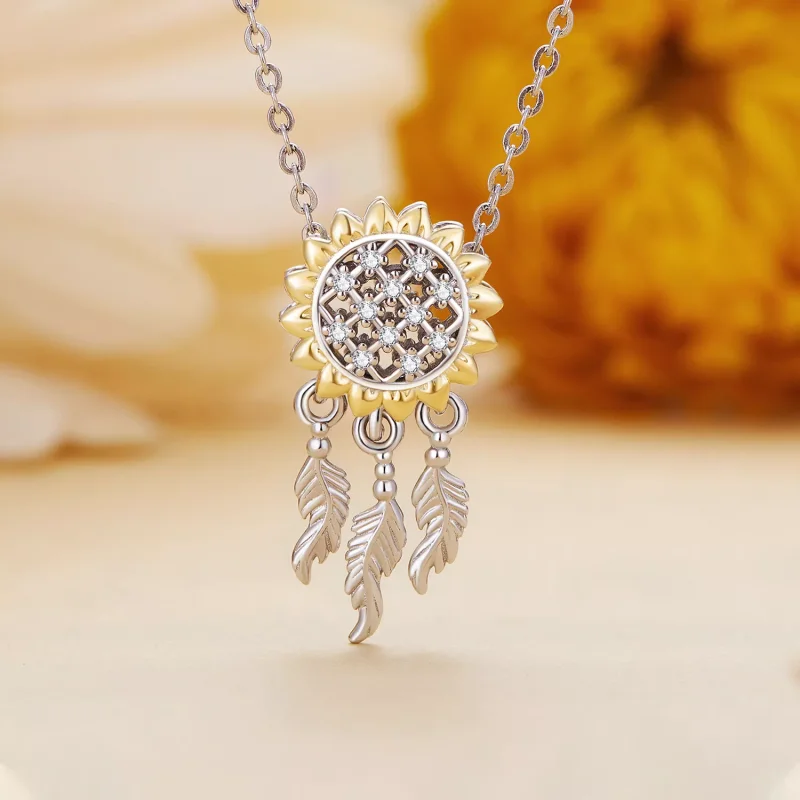 (resim) Pandora tarzı Ayçiçeği Rüya Avcısı Charm - BSC820 - Görüntüle 2
