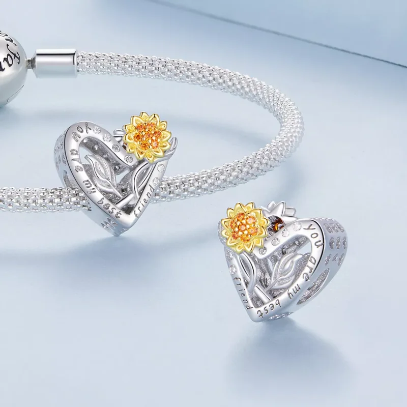 (resim) Pandora Tarzı Ayçiçeği Süs - BSC839 - Görüntüle 4