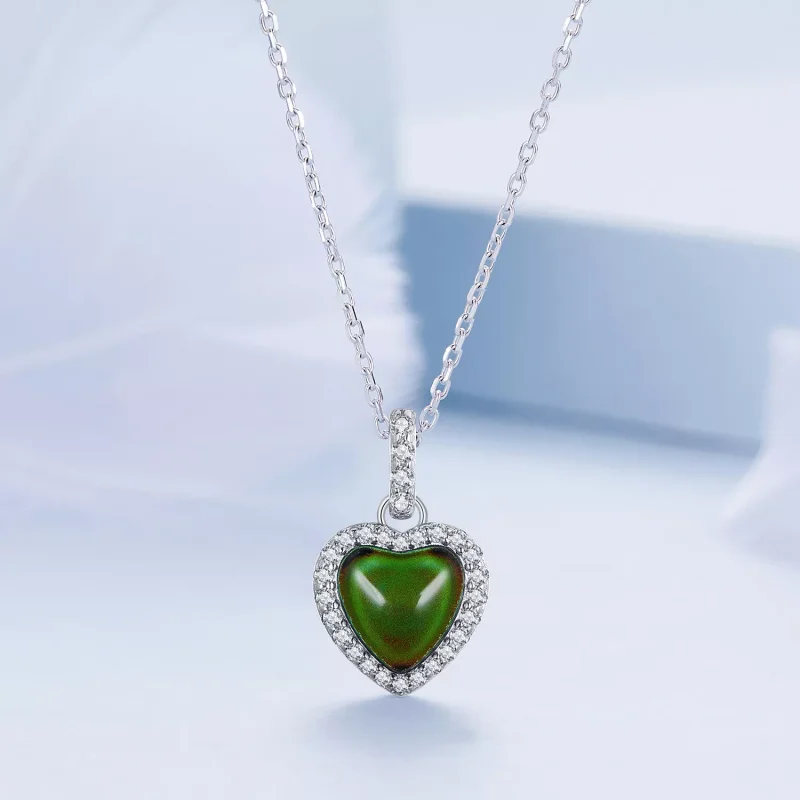 (resim) Pandora Tarzı Duygusal Kalp Kolye - BSN344 - Görüntüle 4