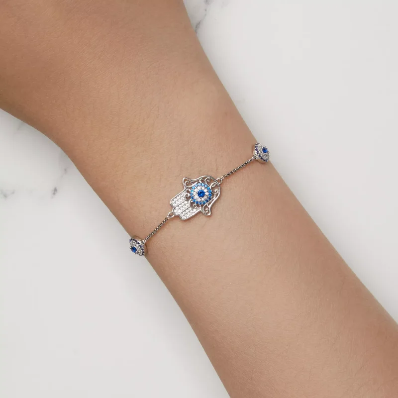 (resim) Pandora tarzı Hamsa Bilekliği - BSB140 - Görüntüle 5