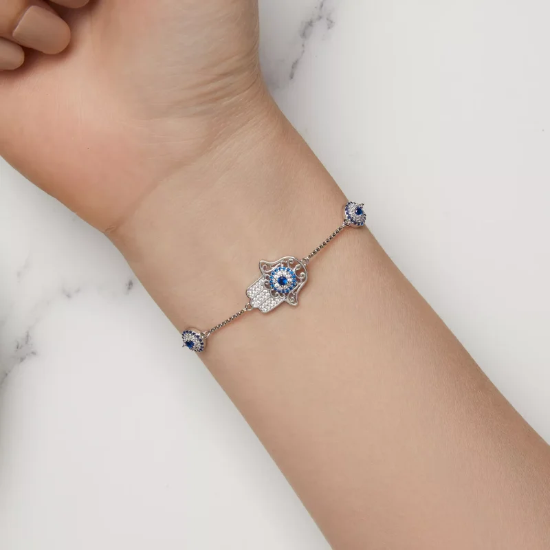 (resim) Pandora tarzı Hamsa Bilekliği - BSB140 - Görüntüle 6