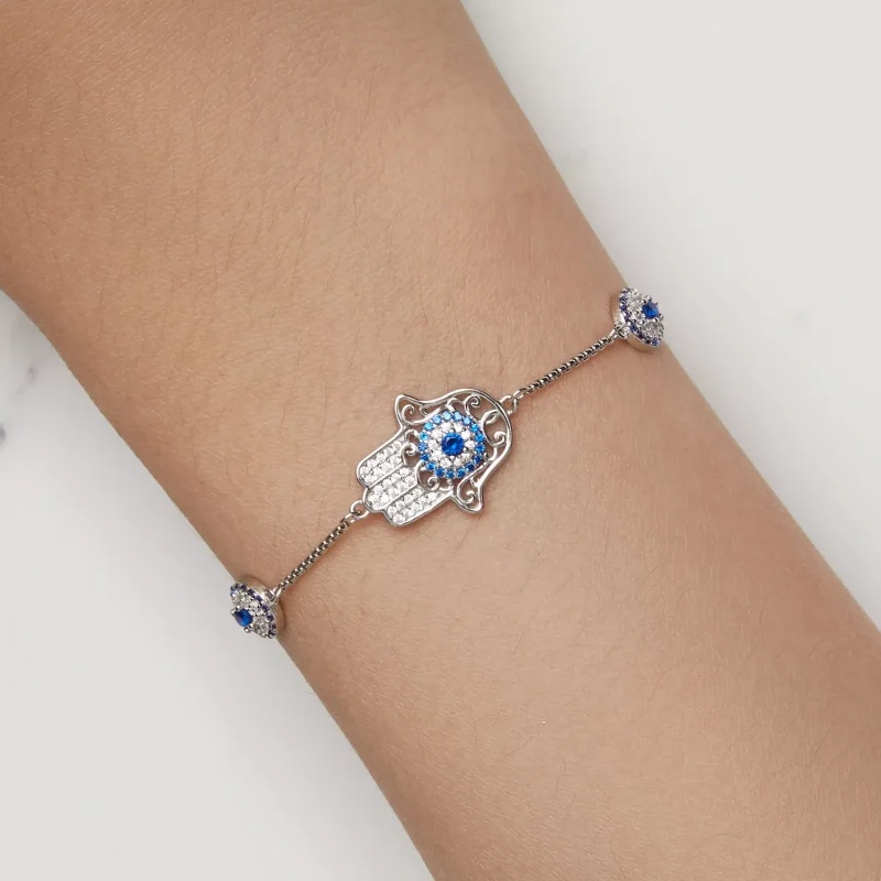 (resim) Pandora tarzı Hamsa Bilekliği - BSB140 - Görüntüle 7