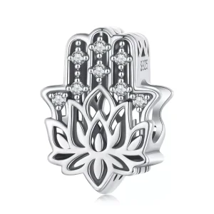 (resim) Pandora Tarzı Hamsa El Nazar Boncuk - SCC2628