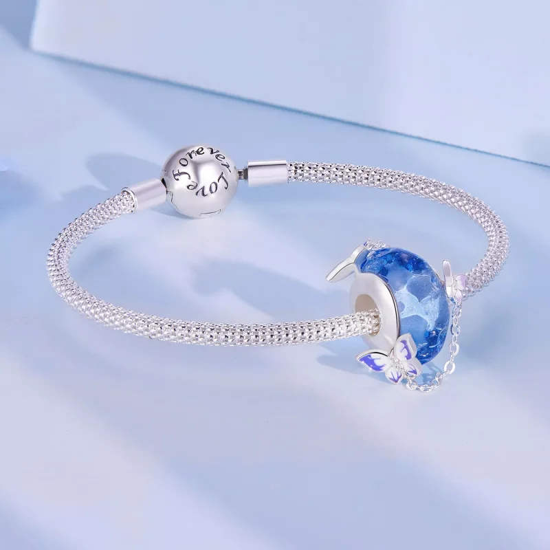 (resim) Pandora tarzı Kelebek Püskül Küpe - SCC2461 - Görüntüle 5