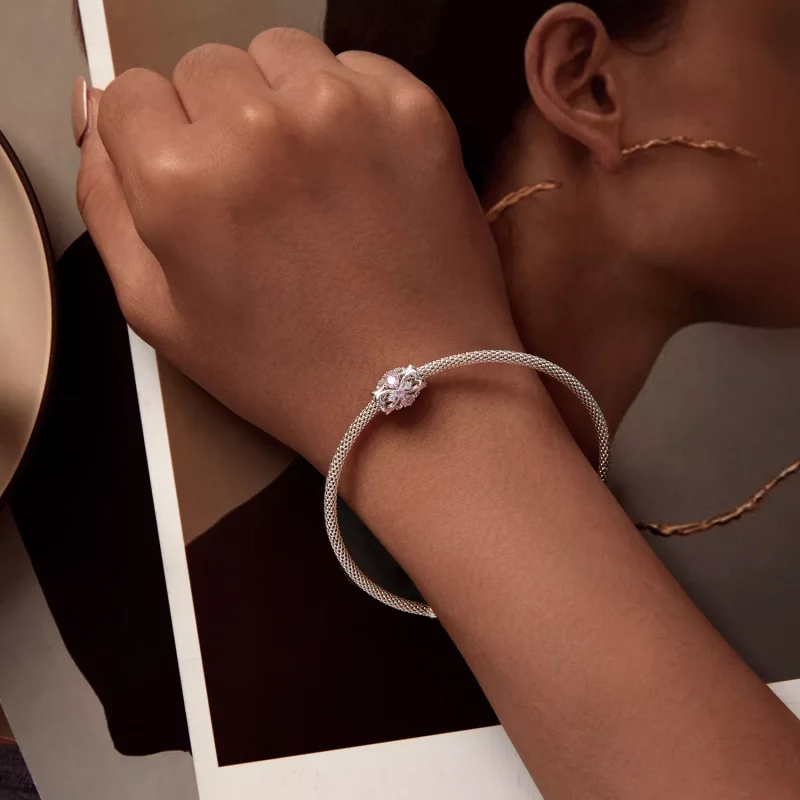 (resim) Pandora tarzı Küçük Bel Şekilli Kalp Kolye - BSC924 - Görüntüle 6