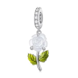 (resim) Pandora Tarzı Kristal Gül Sallantı - BSC824