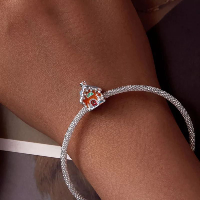(resim) Pandora tarzı Luminous Christmas Eve House Charm - SCC2646 - Görüntüle 7