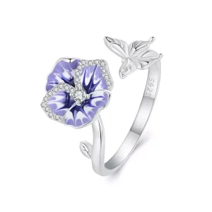 (resim) Pandora tarzı Pansy Yüzük - BSR452-E