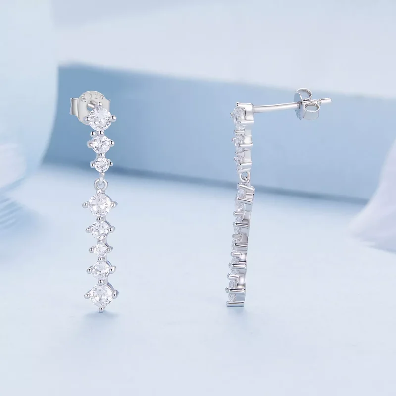 (resim) Pandora Tarzı Püskül Detaylı Küpe - BSE870 - Görüntüle 2