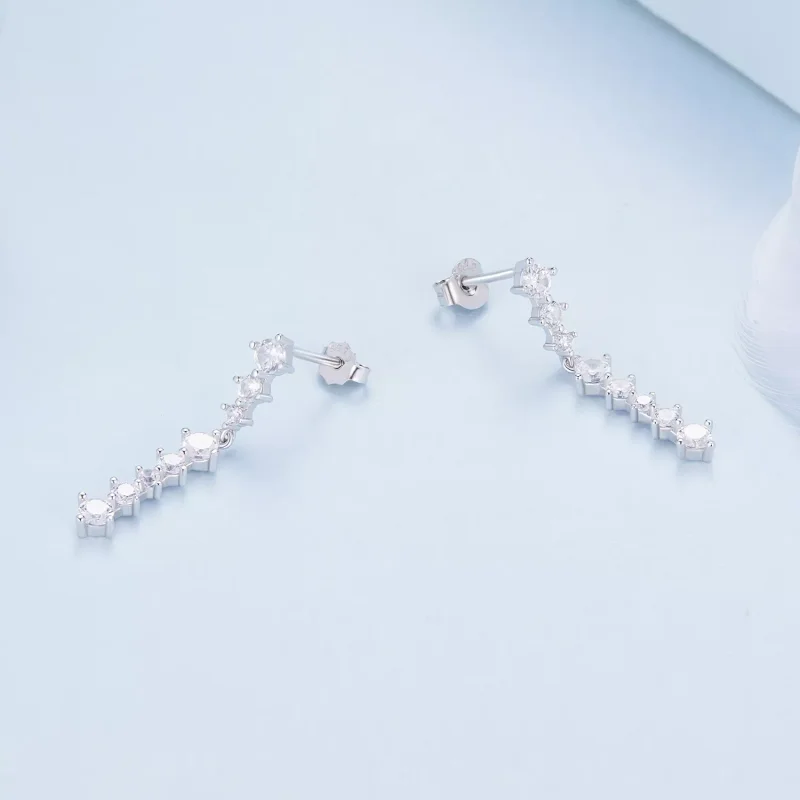 (resim) Pandora Tarzı Püskül Detaylı Küpe - BSE870 - Görüntüle 3
