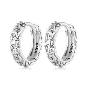 (resim) Pandora Tarzı Retro Desenli Küpe - SCE1659