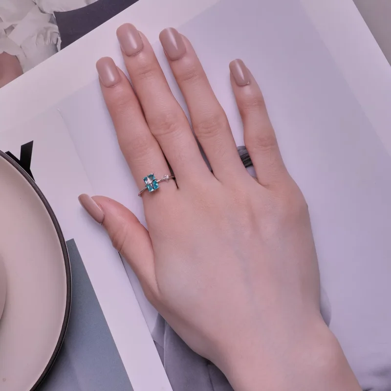 (resim) Pandora tarzı Yıldız Cam Açılır Yüzük - BSR416 - Görüntüle 5