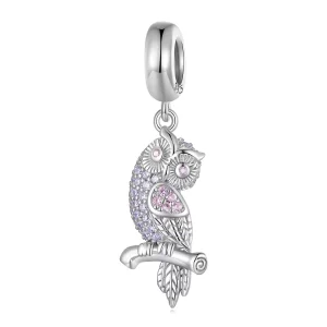 (resim) Pandora tarzında baykuş sallantılı takı - BSC832