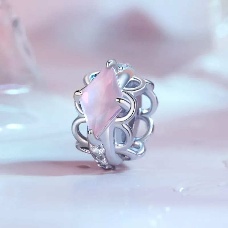 (resim) Pandora tarzında Pembe Dantel Silikon Aralayıcı - SCC2642 - Görüntüle 2