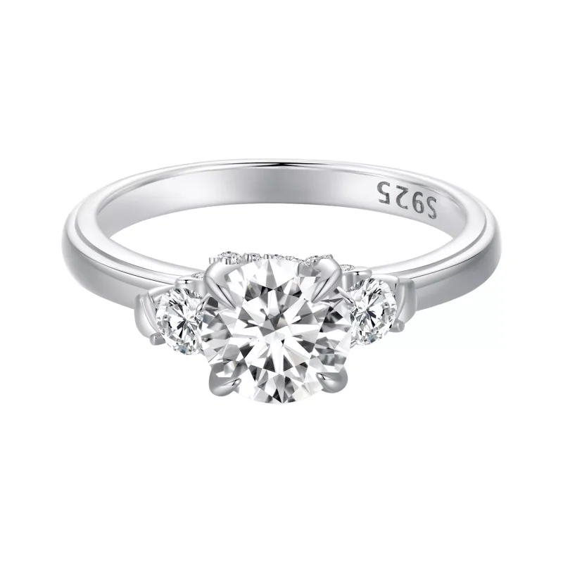 (resim) Pandora tarzında zarif Moissanite yüzük - MSR022 - Görüntüle 8