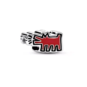 (resim) Keith Haring™ x Pandora Havlayan Köpek Charm'ı - 792218C01