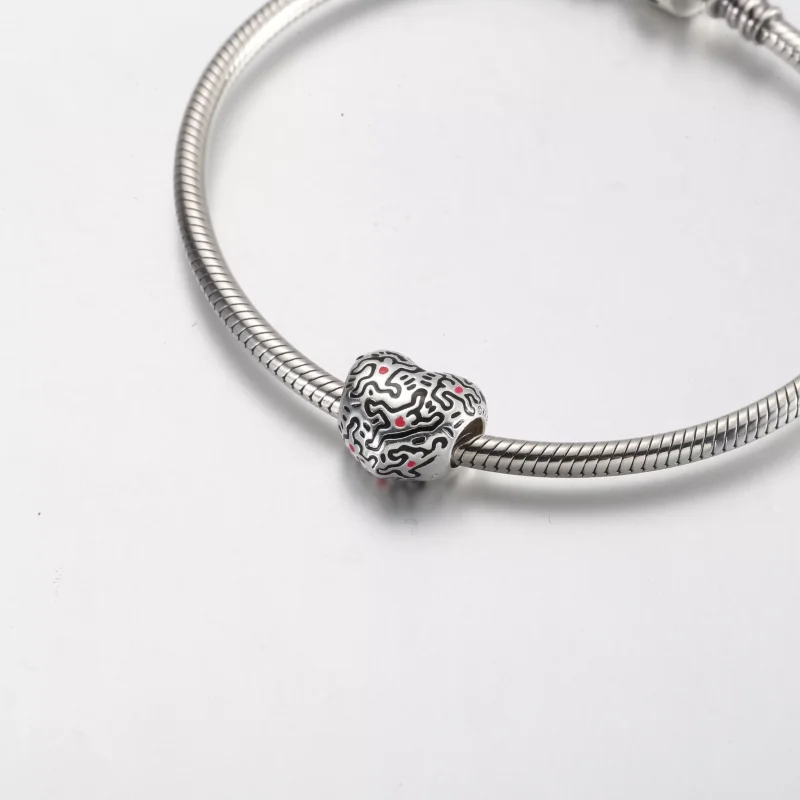(resim) Keith Haring™ x Pandora Line Art İnsan Cazibesi - 792224C01 - Görüntüle 5