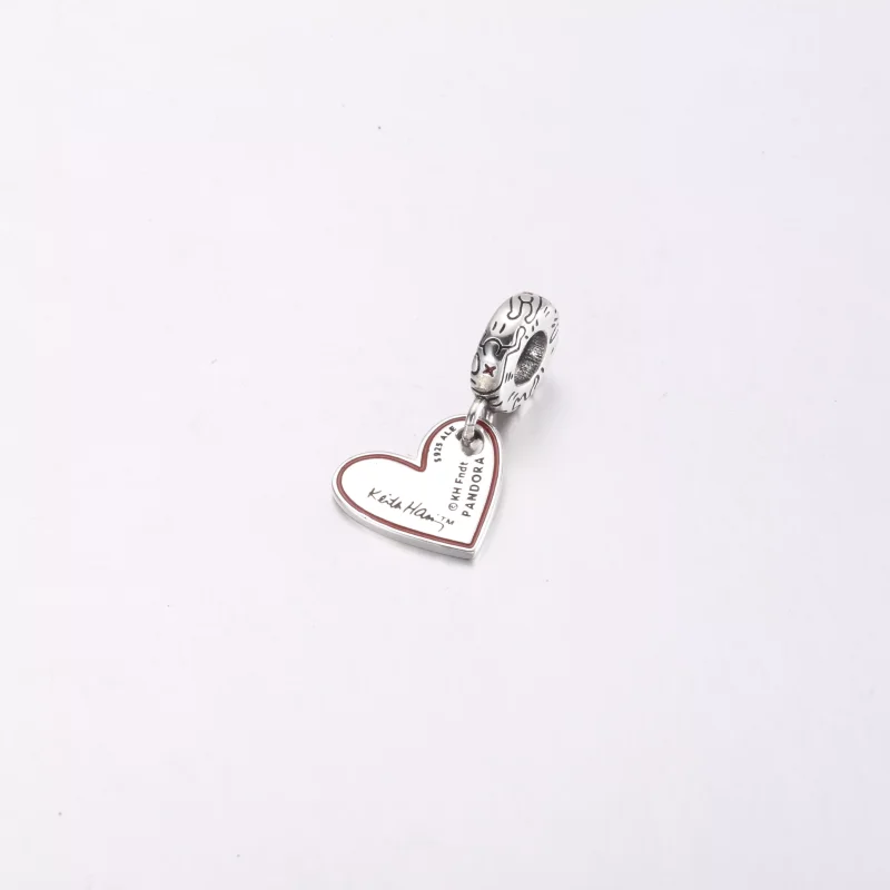 (resim) Keith Haring™ x Pandora Line Art People Heart Dangle Charm - 792215C01 - Görüntüle 3