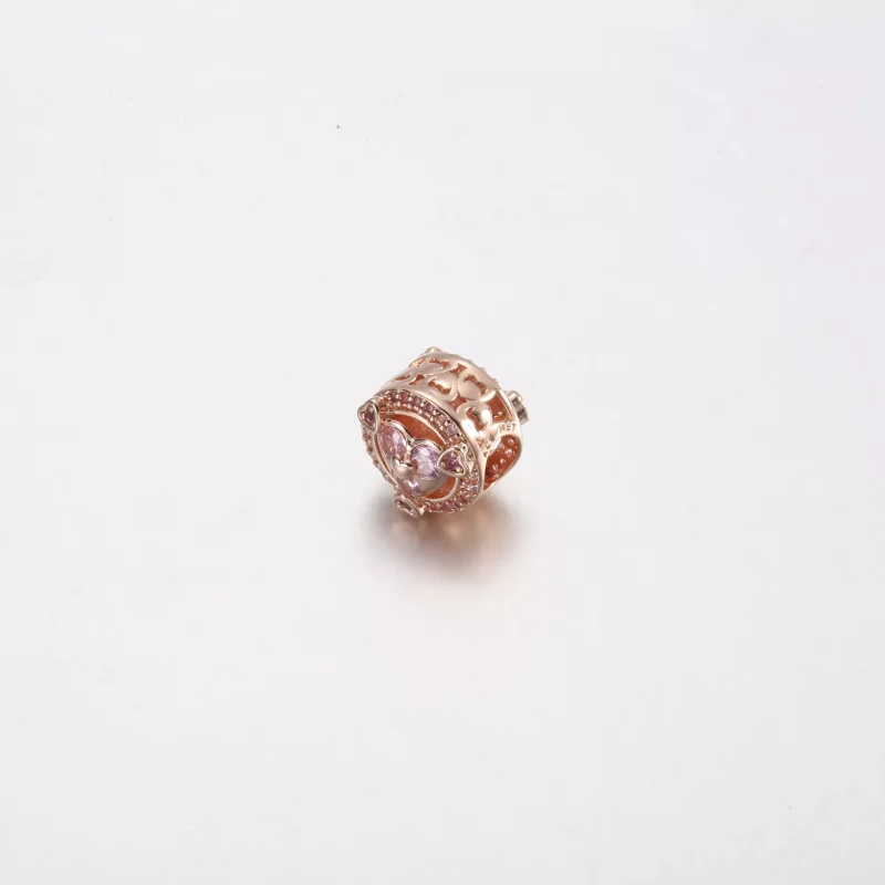 (resim) Pandora Aşkınızı Gösterin Parıldayan Kalpler Düğme Charm - 780796C02 - Görüntüle 2