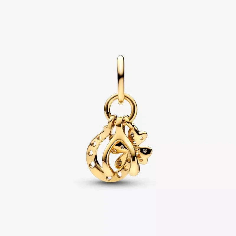 (resim) Pandora Şanslı Yonca, Salıncak ve At Nalı Sallantılı Charm - 752337c01 - Görüntüle 5