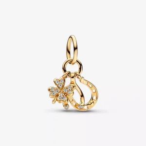 (resim) Pandora Şanslı Yonca, Salıncak ve At Nalı Sallantılı Charm - 752337c01