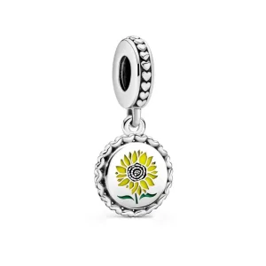 (resim) Pandora Ayçiçeği Sevgisi Herkes İçin Dangle Charm - 792018C00_E030