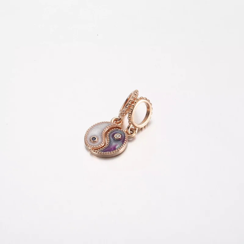 (resim) Pandora Ayrılabilir Yin & Yang Köpüklü Sallantılı Charm - 780098C01 - Görüntüle 2